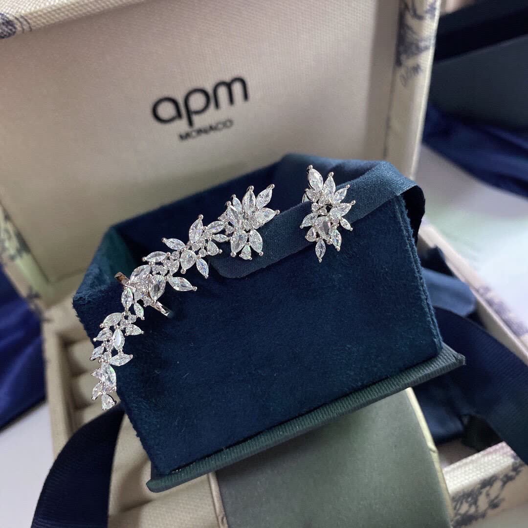 APM Monaco Earrings - Floral Design